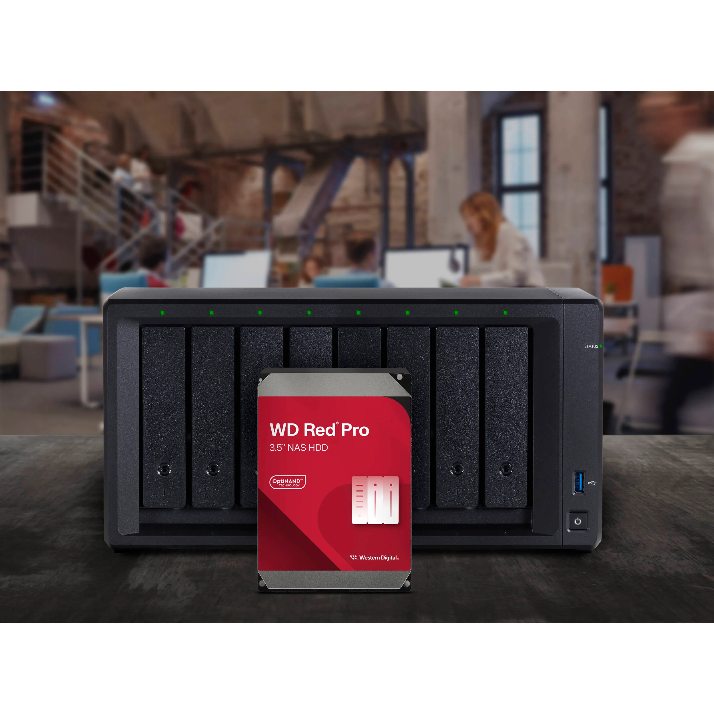 WD 14TB Red Pro 7200 rpm SATA III 3.5" Internal NAS HDD (4-Pack) - Image 5