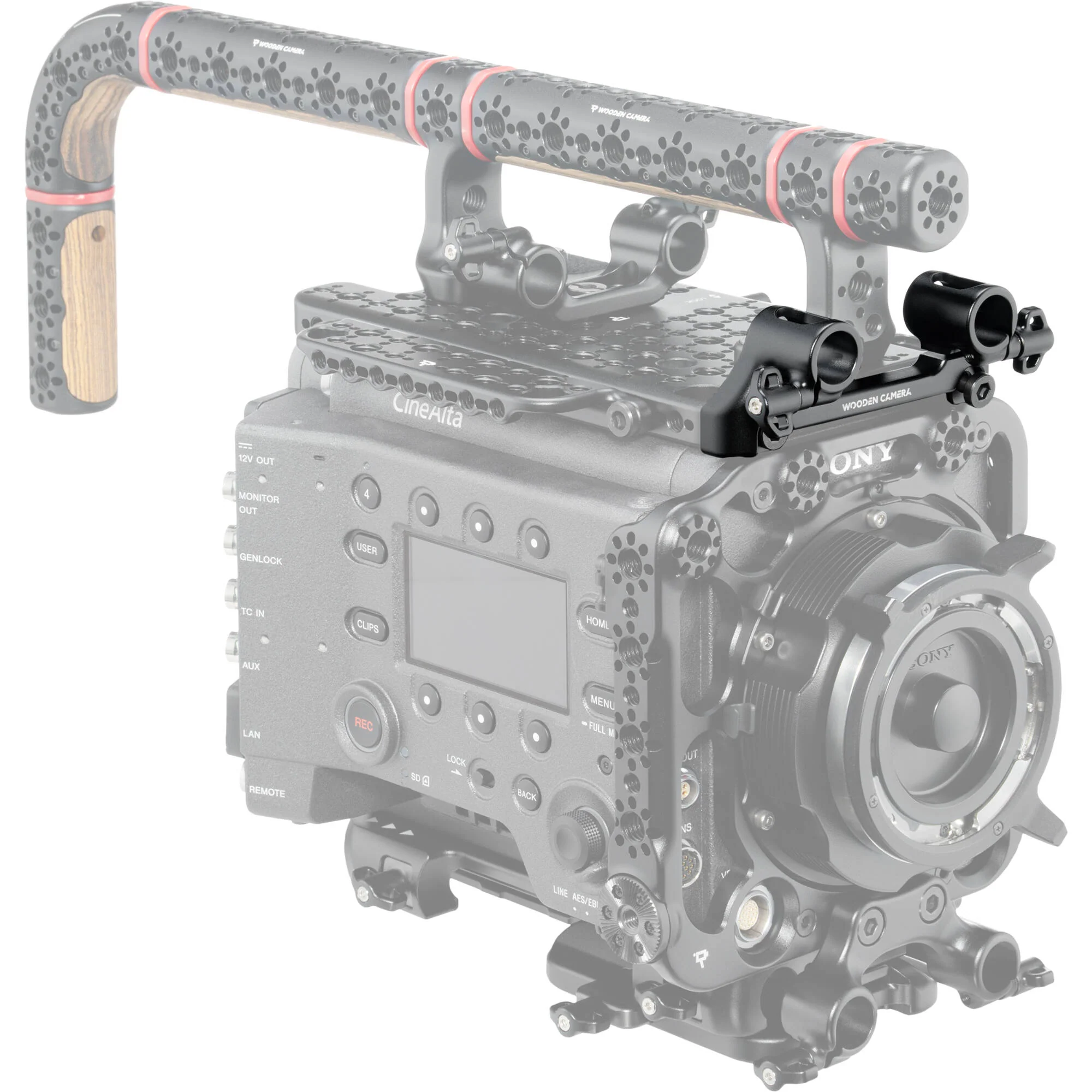 Wooden Camera Front 15mm Dual Rod Clamp for Sony VENICE/VENICE 2/Rialto/Rialto 2 Quick Release Top Plate - Image 7