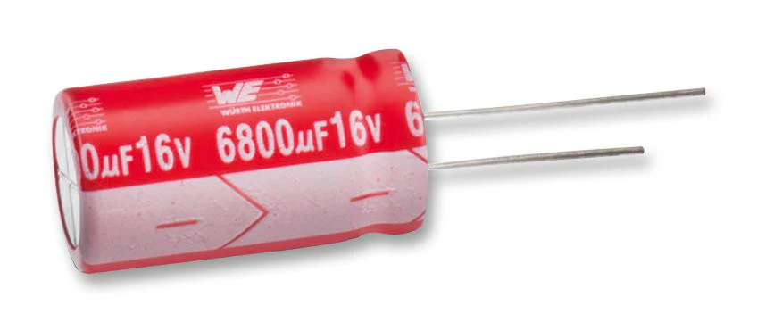 WURTH ELEKTRONIK 860020775018 Electrolytic Capacitor, 180 �F, 63 V, WCAP-ATG5 Series, � 20%, Radial Leaded, 10 mm