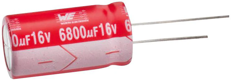 WURTH ELEKTRONIK 860040475008 Electrolytic Capacitor, 470 µF, 25 V, WCAP-ATUL Series, ± 20%, Radial Leaded, 10 mm