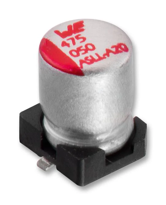 Wurth Elektronik 865060643005 865060643005 SMD Aluminium Electrolytic Capacitor Radial Can - 10 µF 50 V 2000 Hours @ 105°C Polar