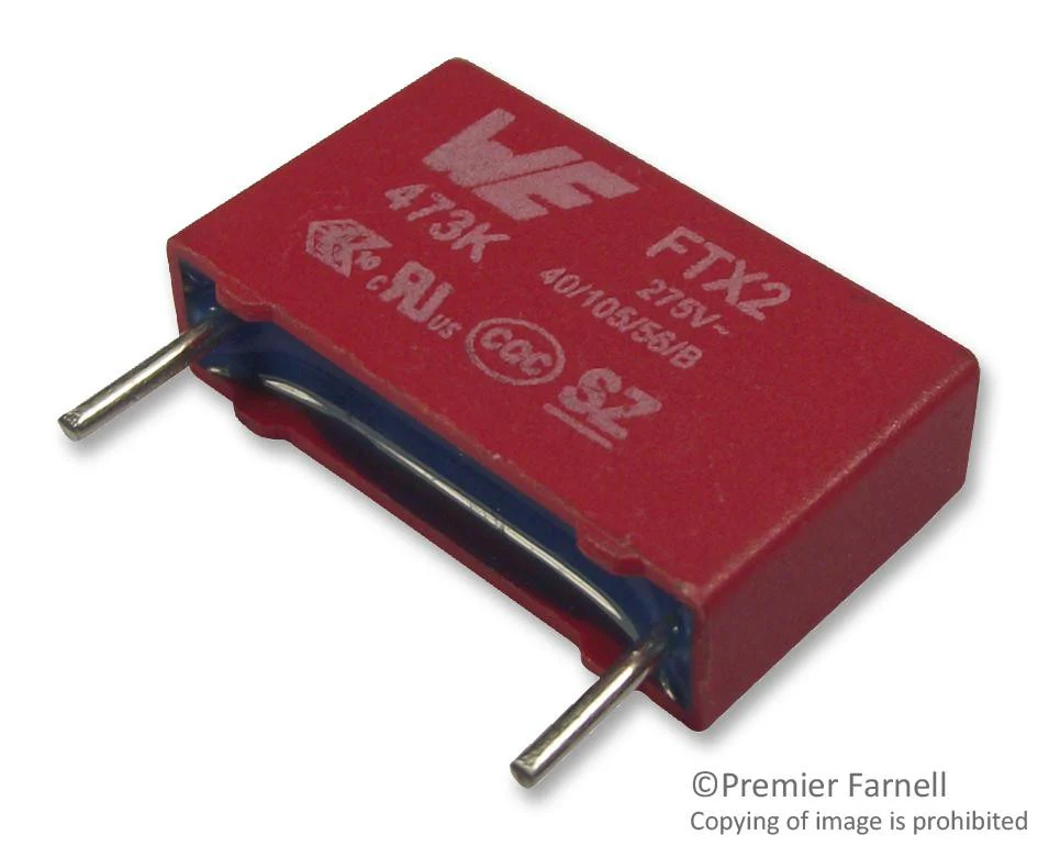 WURTH ELEKTRONIK 890324025027CS Film Capacitor, 0.22 �F, 275 V, PP (Polypropylene), � 10%, WCAP-FTX2 Series