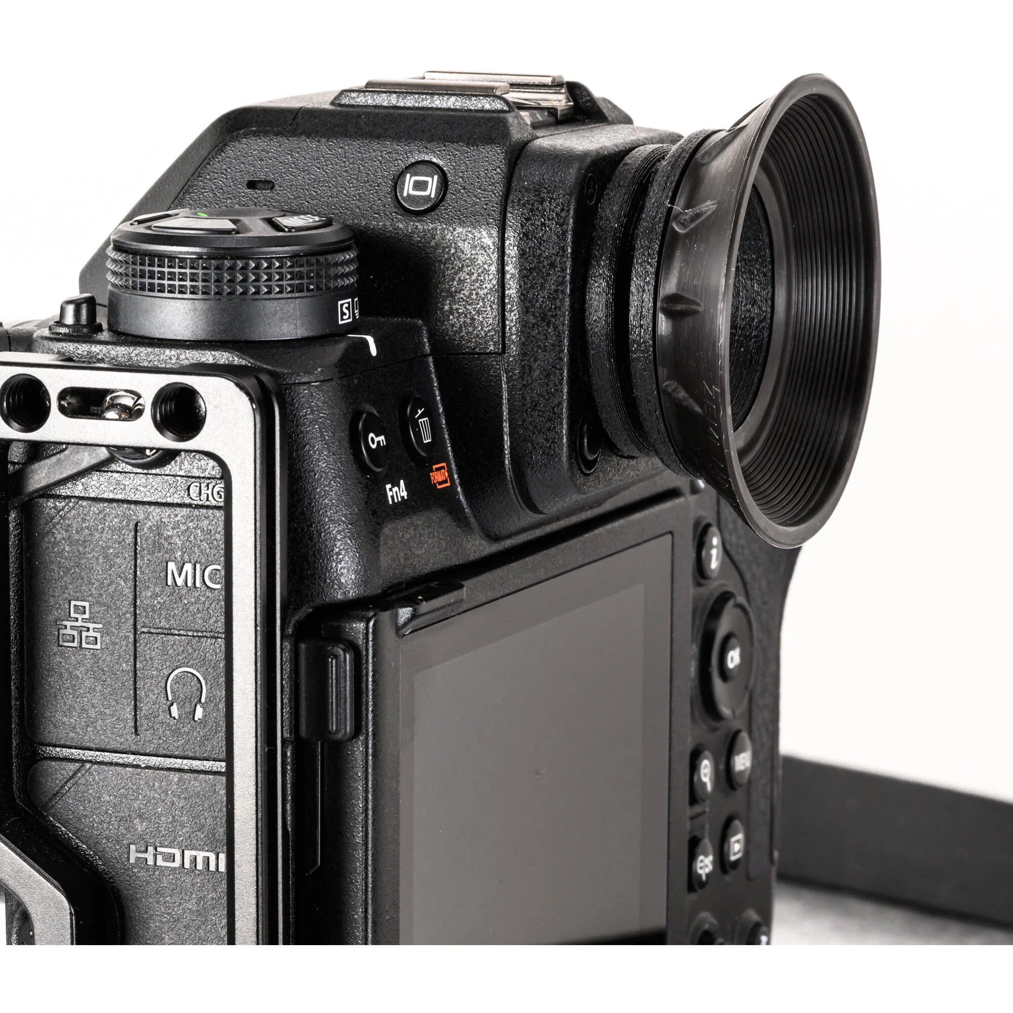 Zemlin Photo Eyecup Eyepiece for ThinkTank and AquaTech Rain Covers for Nikon Z8, Z9, Zf - Image 3