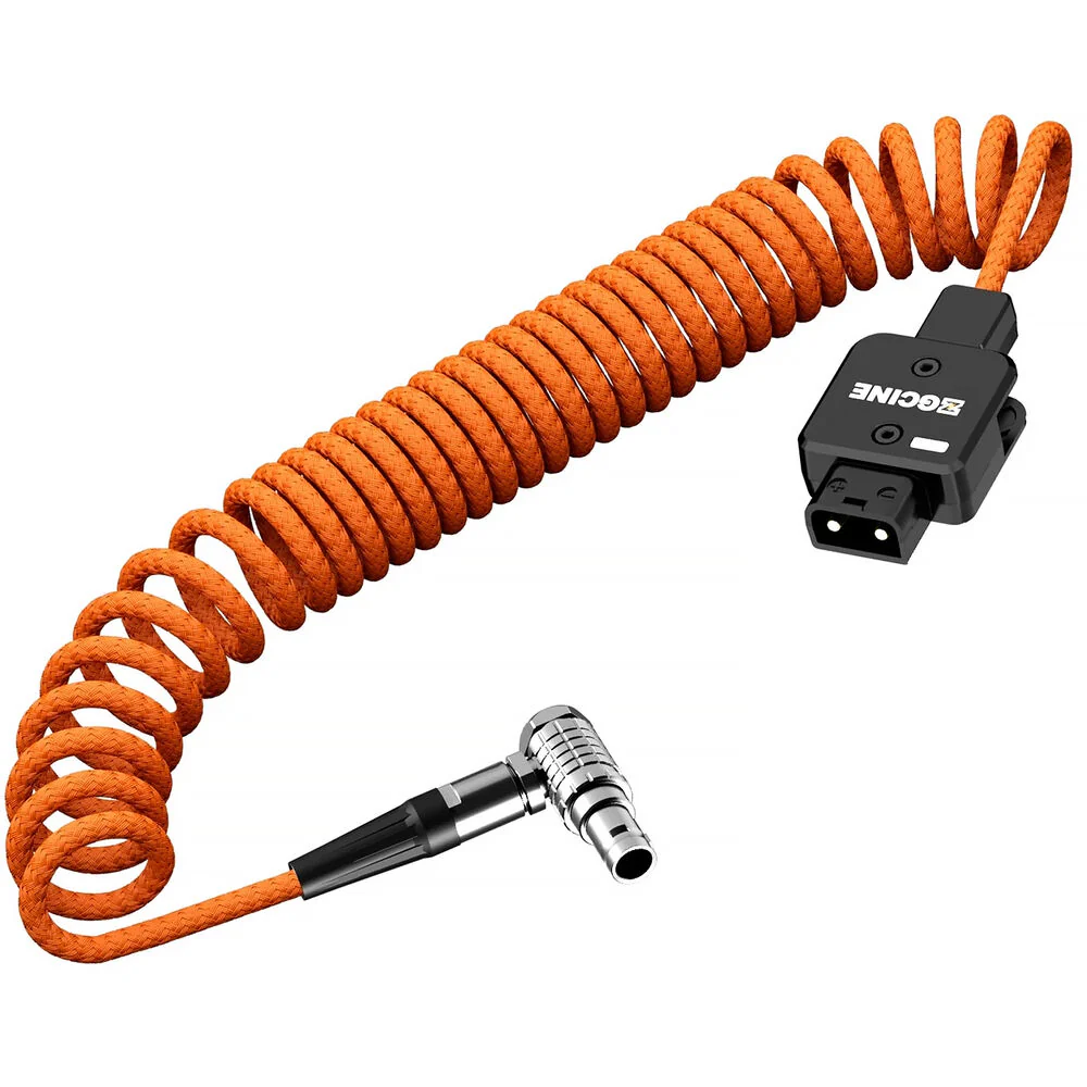 ZGCINE DT-LM D-Tap to 2-Pin LEMO Coiled Power Cable (23.6") - Image 6