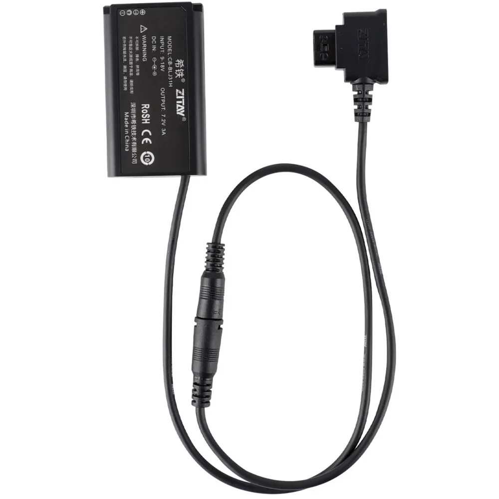 ZITAY D-Tap to DMW-BLJ31GK Dummy Battery Adapter